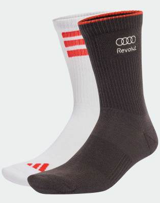 adidas Performance - Audi Revolut Formula 1 Team DNA - Socken in Weiß/Utility-Schwarz