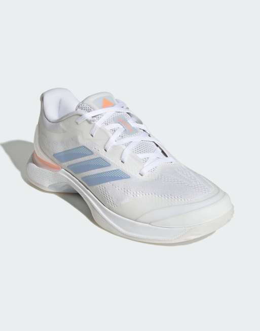 adidas Performance – Avacourt 3 – Buty tenisowe w kolorze czarnym i niebieskim