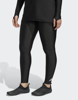 adidas Performance - Bade-Leggings in Schwarz