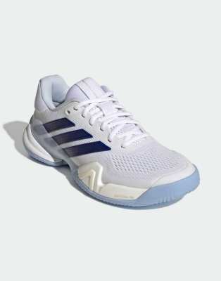 Barricade 14 - Chaussures de tennis - Blanc nuage/métallisé 36 2/3