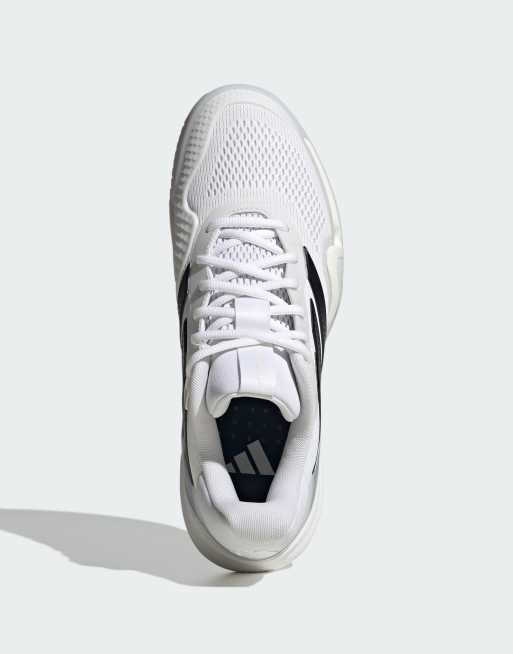 adidas performance - Barricade 14 Clay - Chaussures de tennis - Blanc nuage/noir pur, 2 de 4