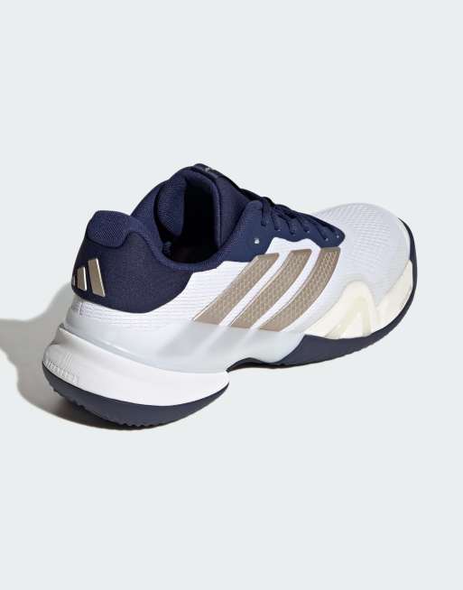 adidas performance Barricade 14 clay tennis shoes in white, 2 of 3