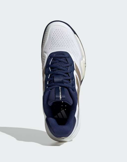 adidas performance Barricade 14 clay tennis shoes in white, 3 of 3