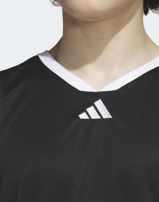 adidas Performance Basketball – Legends – Czarno-biały top bez rękawów, 3 z 4