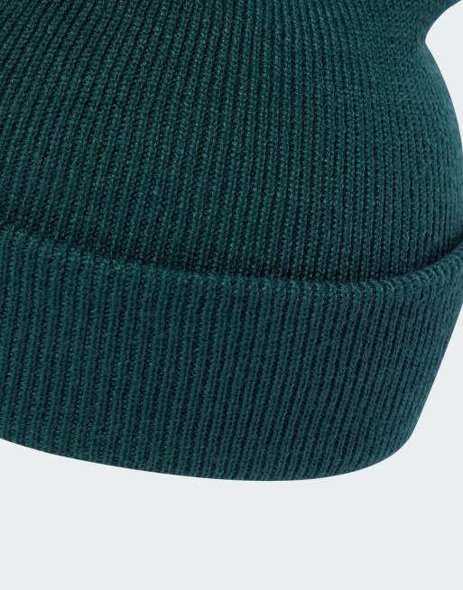 adidas Performance - Beanie met logo en omslag in blauw-groen, 2 van 3