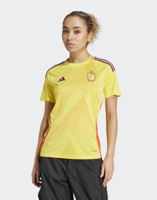 adidas performance - Belgien 25 (Damenmannschaft) - Auswärts-Trikot in Impact-Gelb