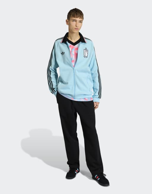 adidas Performance – Belgium Away Anthem – Blå jacka, 3 av 5