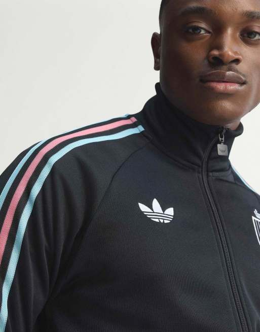 adidas performance - Belgium Originals - Top sportivo nero, 3 di 5