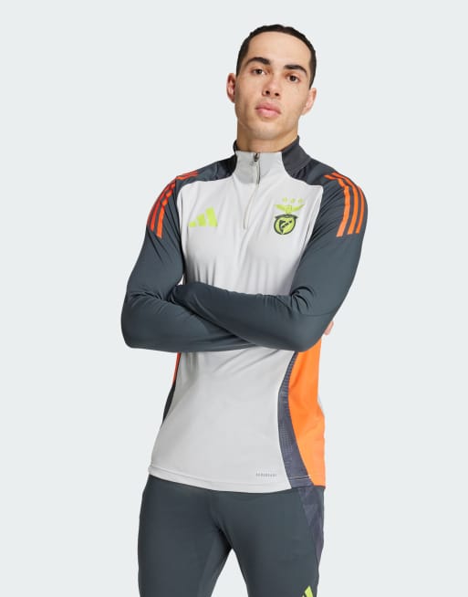 adidas performance - Benfica tiro 24 - Wedstrijd top in grijs en oranje