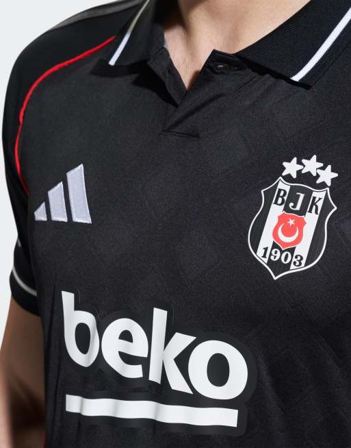 adidas Performance – Beşiktaş JK 25/26 Third – Czarna koszulka piłkarska, 2 z 4