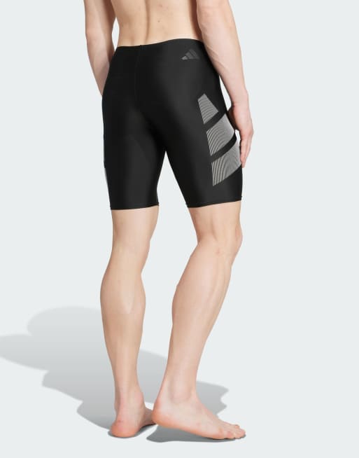 adidas performance - Big Bars - Costume jammer nero, 4 di 4