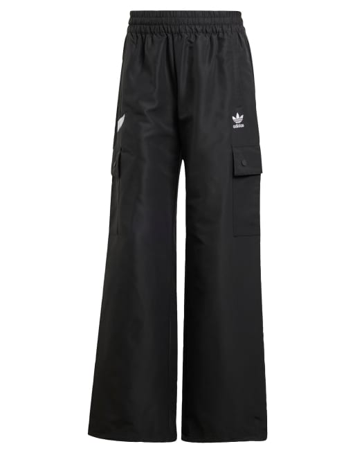 adidas Performance – Black Ferns – Essentials – Svarta, vävda cargobyxor