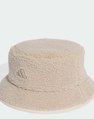 adidas Performance - Bob d'hiver en polaire duveteuse - Beige-Neutre