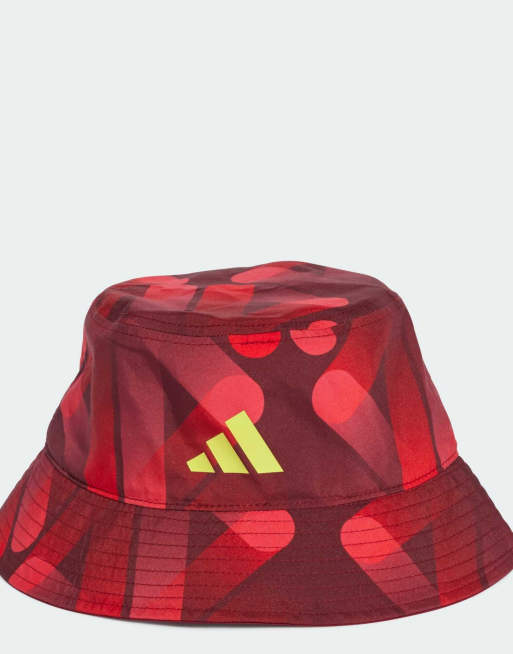 adidas Performance - Bob extérieur de l'équipe d'Allemagne féminine - Bordeaux 2 et jaune solaire