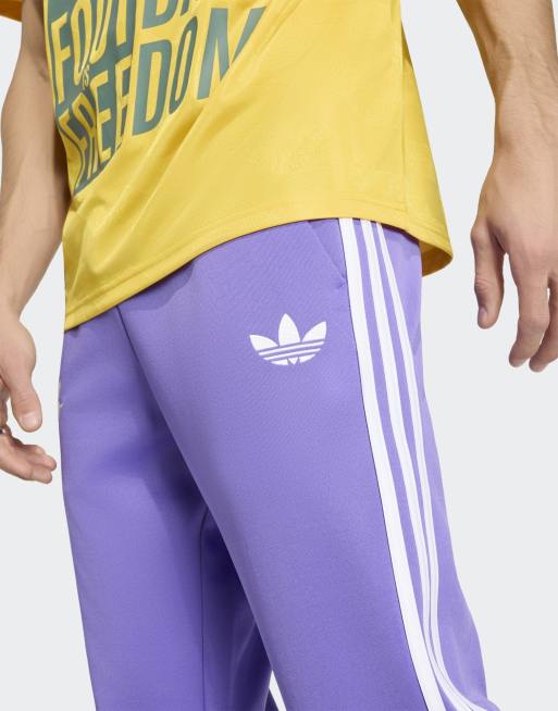 adidas Performance – Bob Marley Originals – Fioletowe spodnie dresowe, 4 z 4