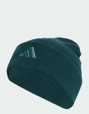 adidas Performance - Bonnet à revers et logo - Vert