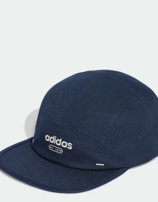 Adidas Performance Unisex Viola - Cappellino A 5 Pannelli In Tela Color Indaco Notte/Avorio - Immagine 1