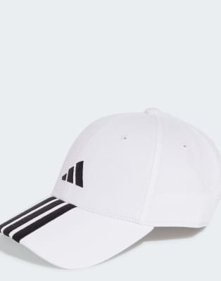 Adidas Bianco Cappellino 3-Stripes New Logo - Immagine 3