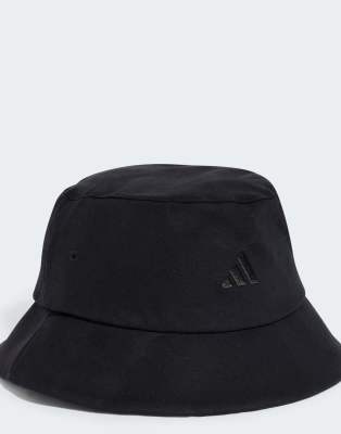 adidas Performance - Cappello da pescatore nero e bianco con 3 strisce - view 1