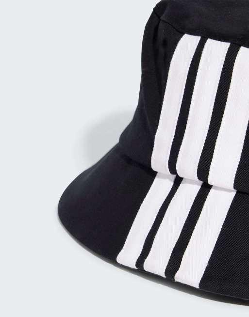 adidas Performance Cappello da pescatore nero e bianco con
