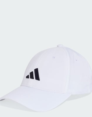 adidas Performance - Casquette de baseball avec logo brodé - Blanc et noir
