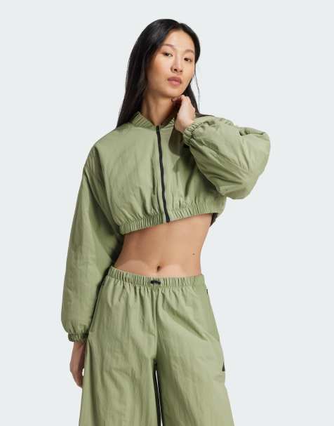 adidas Performance - City Escape - Gewatteerd bomberjack in groen - view 1
