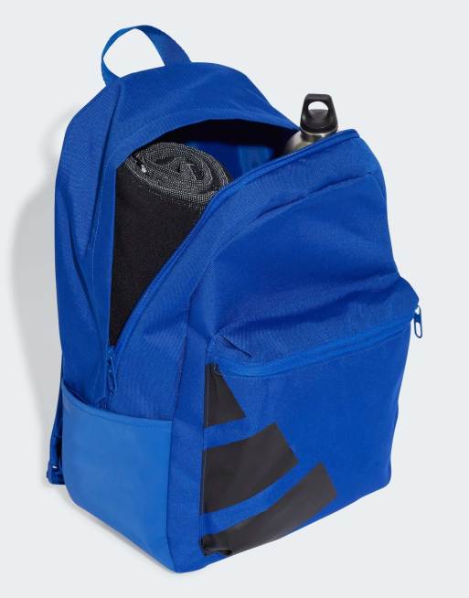 adidas performance Classic back-to-school badge of sport backpack in royal  blue / black | ASOS