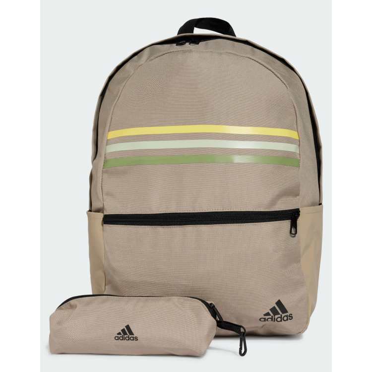 Adidas 3 stripe performance backpack hotsell