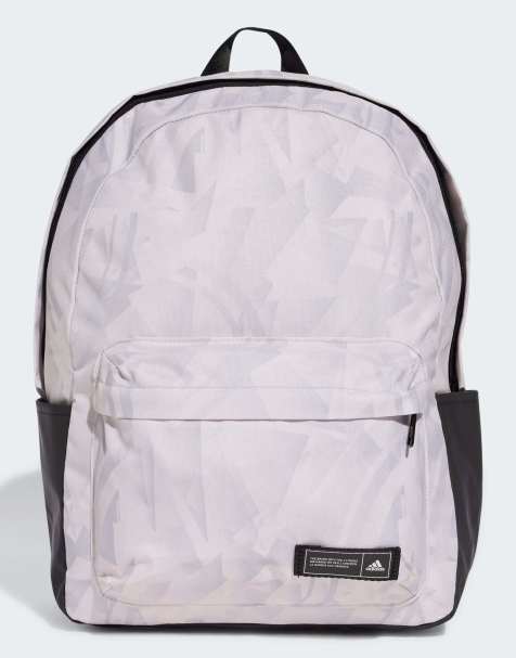 adidas Performance – Classic – Rucksack in Grau two / Kreideweiß mit Grafik - view 1