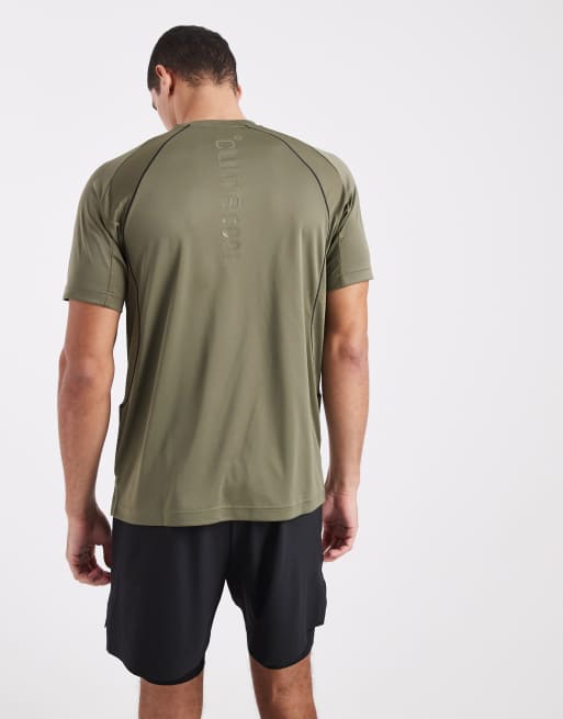 adidas Performance - Climacool - Tech T-shirt in olijfgroen strata, 3 van 5