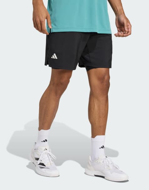 adidas performance Club tennis climacool 2-in-1 shorts in black - view 1