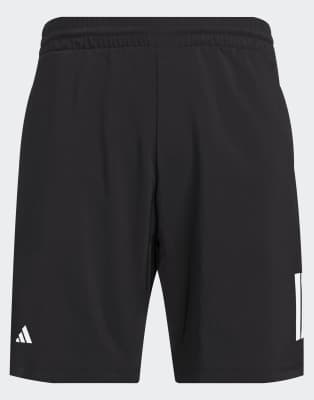 adidas performance adidas performance Club tennis climacool 3-stripes shorts in black