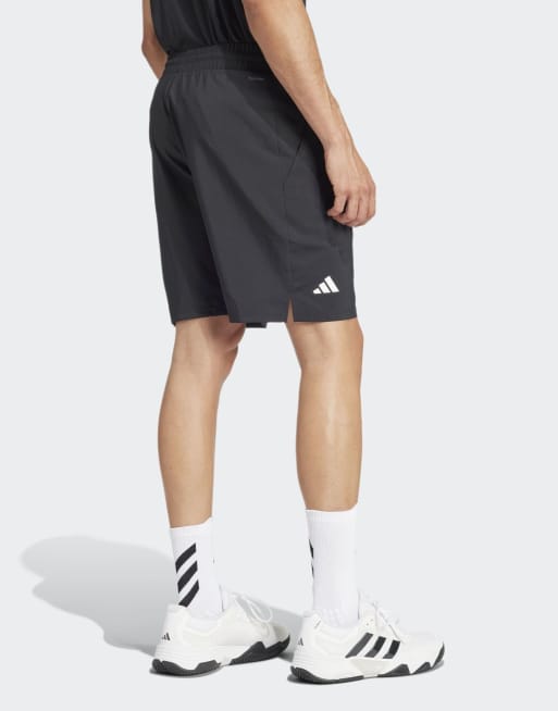 adidas Performance – Club Tennis Climacool – Czarne szorty z 3 paskami, 3 z 5