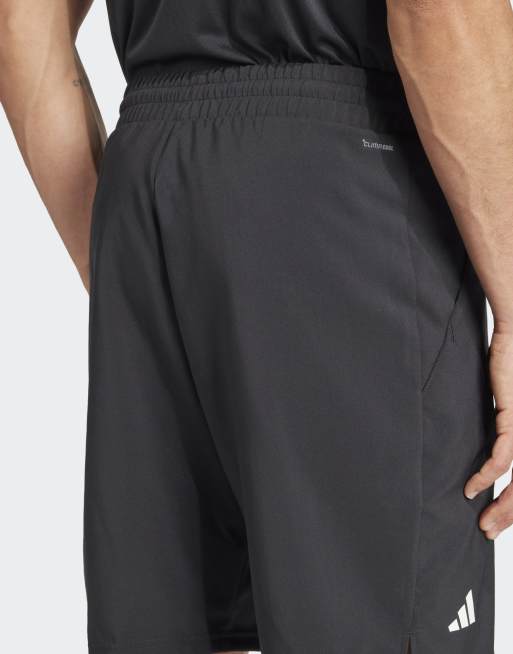adidas Performance – Club Tennis Climacool – Czarne szorty z 3 paskami, 4 z 5