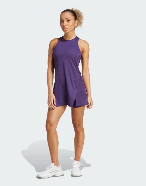 adidas Performance – Club Tennis – Climacool-Kleid in Aurora Plum