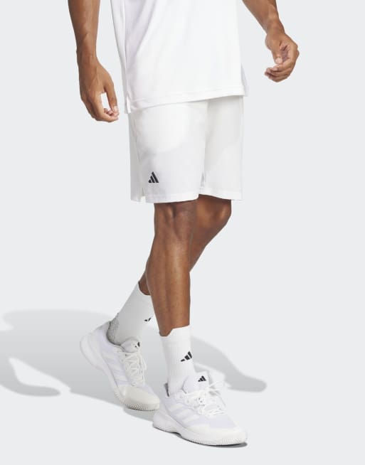 adidas Performance - Club Tennis Climacool - Pantaloncini elasticizzati bianchi