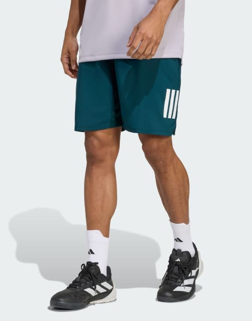adidas Performance – Club Tennis Climacool – Shorts in Aurora Ivy mit den 3 Streifen