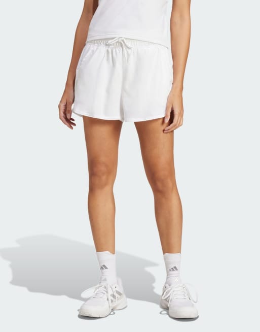adidas performance Club tennis climacool shorts in white