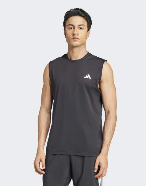 adidas performance Club tennis climacool tank top in black