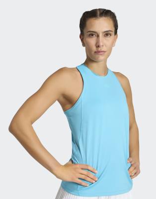 adidas Performance - Club Tennis - Climacool - Tanktop in Signal Cyan-Blau