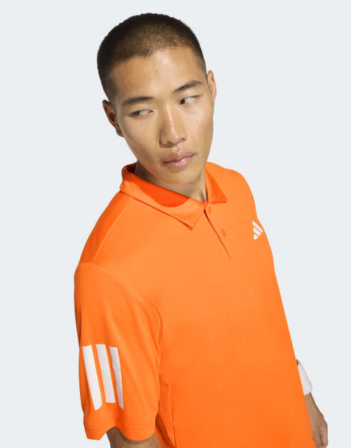 adidas performance - Club Tennis - Polo à 3 bandes - Orange pur, 4 de 4