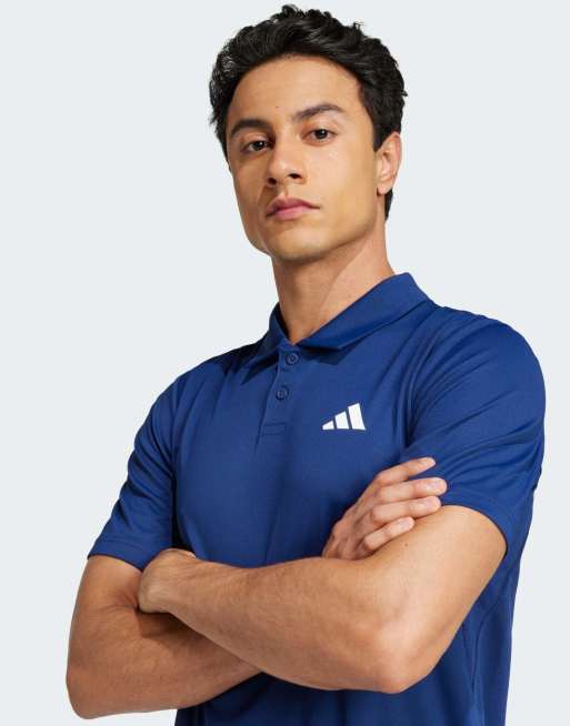 adidas performance Club tennis polo shirt in dark blue, 2 of 4