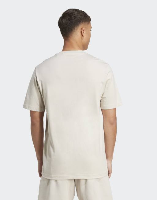 adidas performance Collegiate lineage graphic tee in beige, 4 of 4