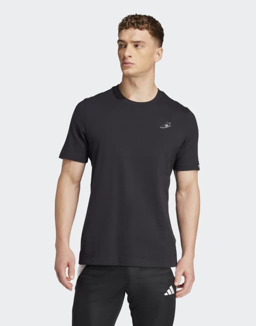 adidas Performance - Copa Signature - Sort T-shirt med grafisk logoprint
