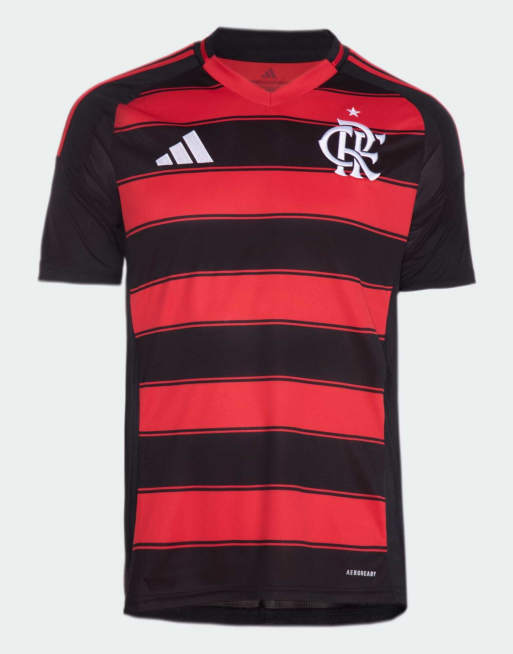adidas performance – Cr flamengo 25 home – Czarna koszulka