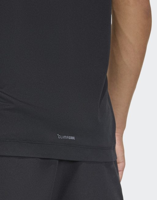 adidas performance D4t primelift 3 stripes tank top in black, 3 of 4
