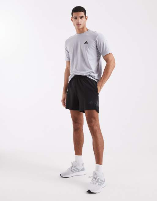 adidas Performance – D4t PrimeLift – Czarne szorty z 3 paskami, 2 z 5
