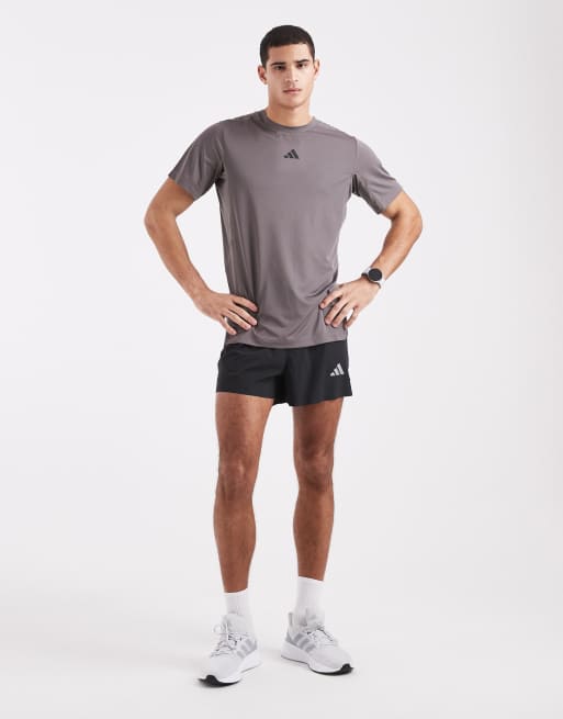 adidas performance - D4T Primelift - T-shirt met 3-Stripes in antracietgrijs, 2 van 5