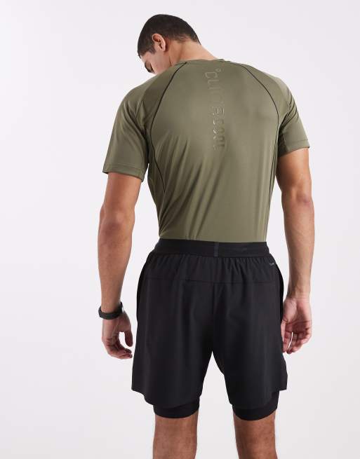 adidas Performance – D4t Workout – Czarne szorty sportowe 2-w-1, 5 z 5