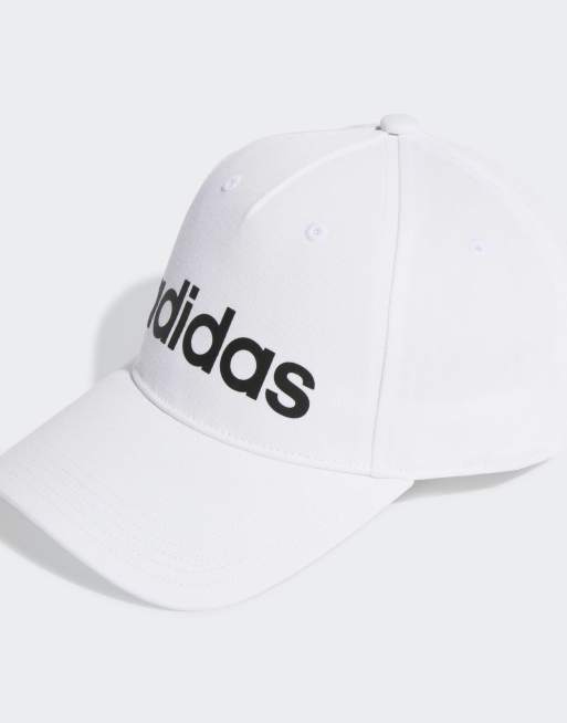 adidas Performance – Daily – Biało-czarna czapka z daszkiem